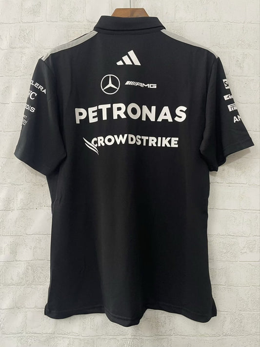 F1 Mercedes-Benz POLO Black Short Sleeve Racing Suit 2026