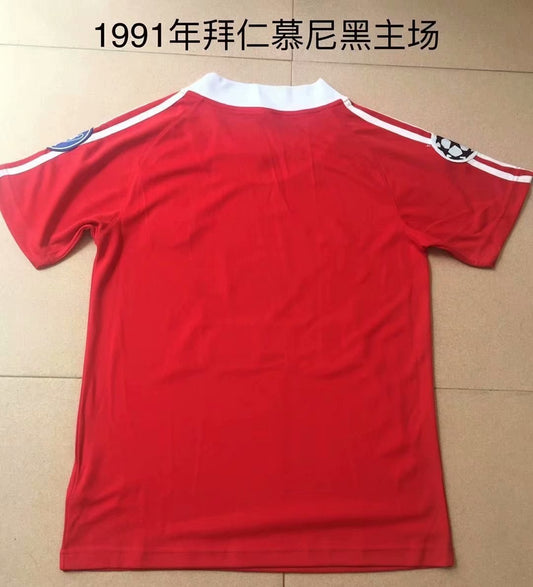 Retro Bayern Munich Home Football Jersey 1991