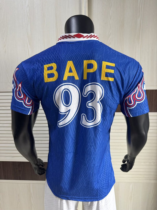 Adidas Clover Streetwear Brand Blue Player #93 BAPE Football Jersey 2026/2027