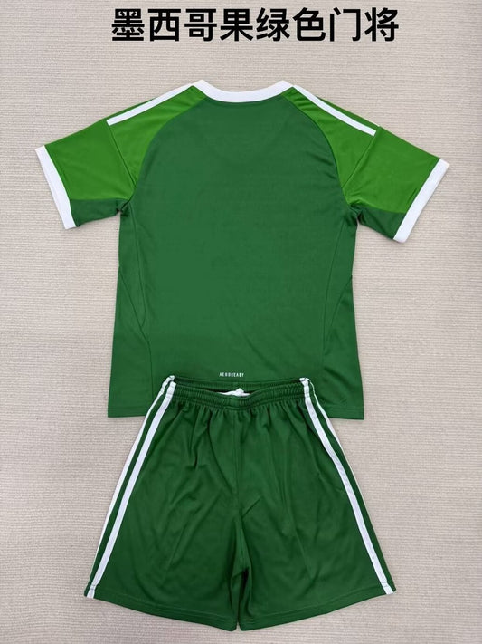 Mexico Goalkeeper Fans Kits Football Jersey 2025/2026 (Kids And Man )