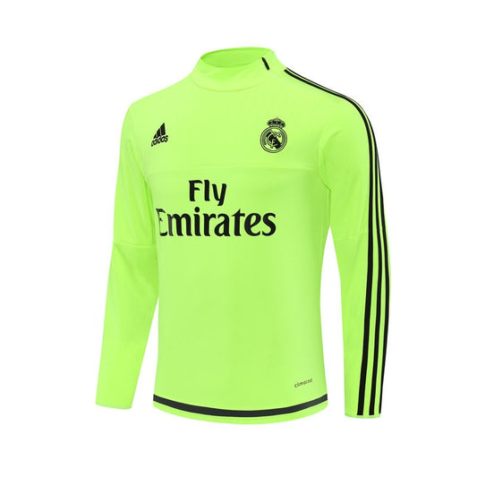 Retro Real Madrid Training Tracksuit Green 2015/2016