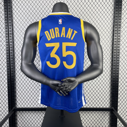 Golden State Warriors V-neck Blue #35 DURANT NBA Season Jerseys 2023