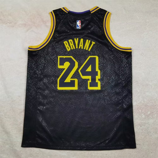 Los Angeles Lakers Kids Kobe #8 BRYANT #24 Snake Pattern NBA Jerseys