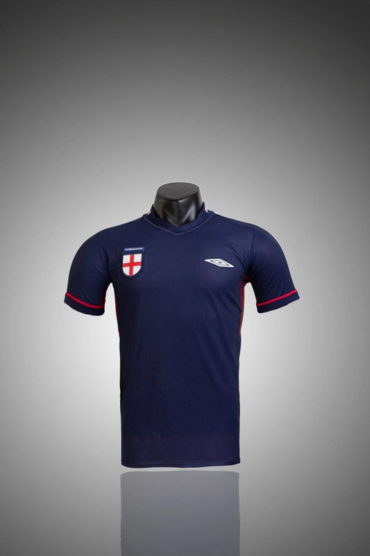 Retro England Away Two-sided Football Jersey 2002