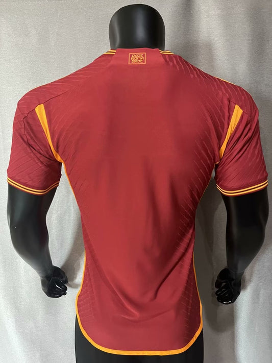 Roma Home Player （With Logo ） Football Jersey 2023/2024