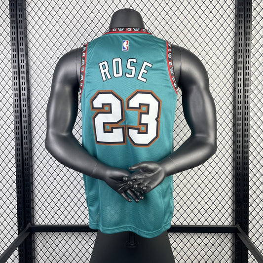 Memphis Grizzlies Green #23 ROSE NBA Jerseys