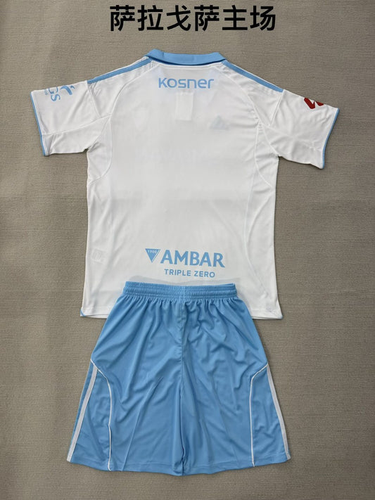 Real Zaragoza Home (Kids And Men ) Football Jersey 2025/2026