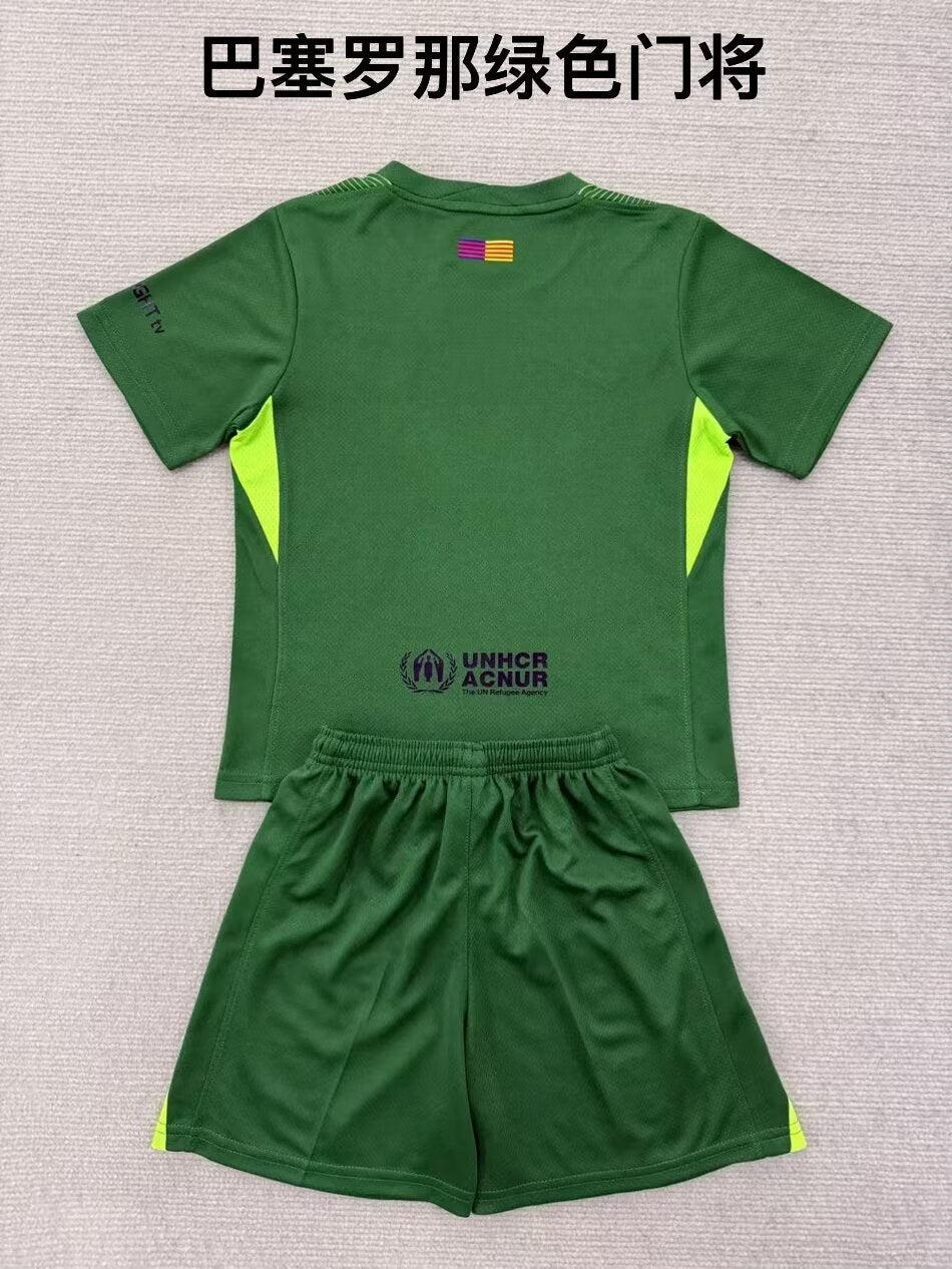 Barcelona Goalkeeper Fans (Kids And Man) Football Jersey 2025/2026