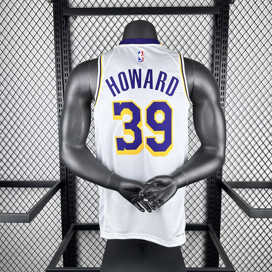 Los Angeles Lakers White #39 HOWARD NBA Season Jerseys 2023