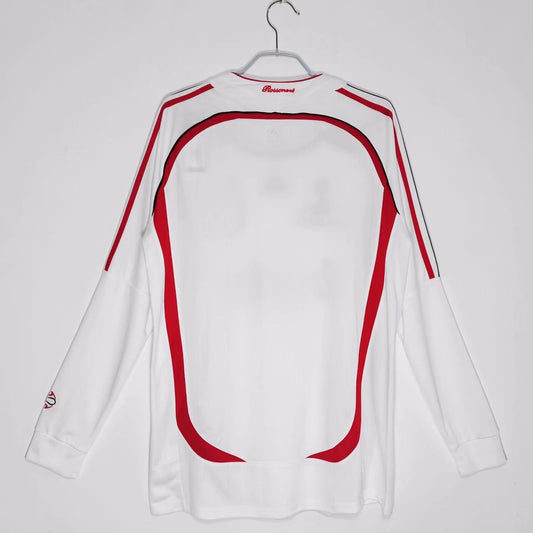 Retro AC Milan Away Long Sleeve Football Jersey 2006