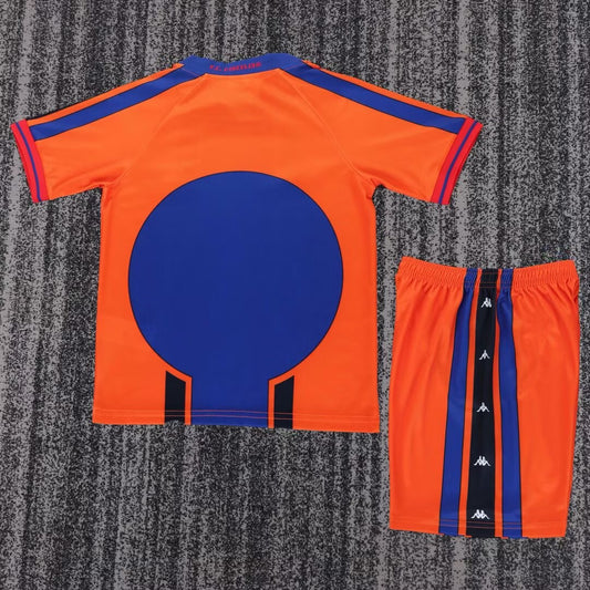 Retro Barcelona Away Kids Football Jersey 1997/1998