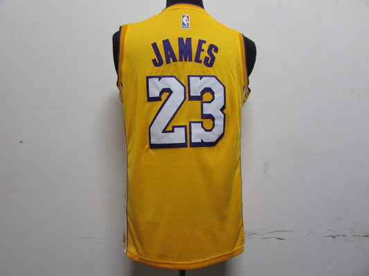 NBA 20 New Laker 23 City Edition James Yellow