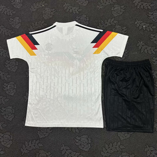 Germany Home Fans Kits Suit Football Jersey 1990