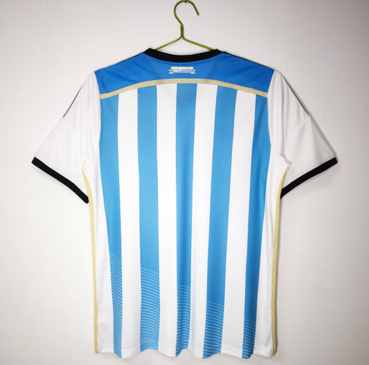Retro Argentina Home Football Jersey 2014