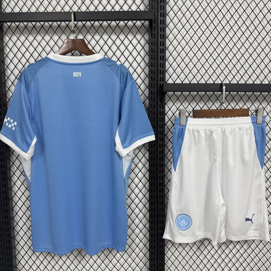Copy Manchester City Home With Pants Sets Fans Football Jersey 2026/2027