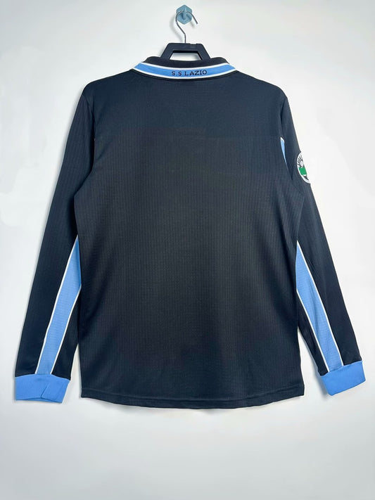 Retro Lazio Away Long Football Jersey 1998