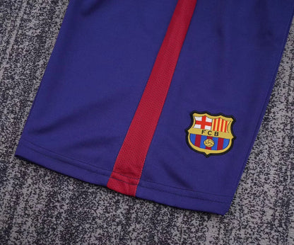 Retro Barcelona Long Home Kids Football Jersey 2014/2015