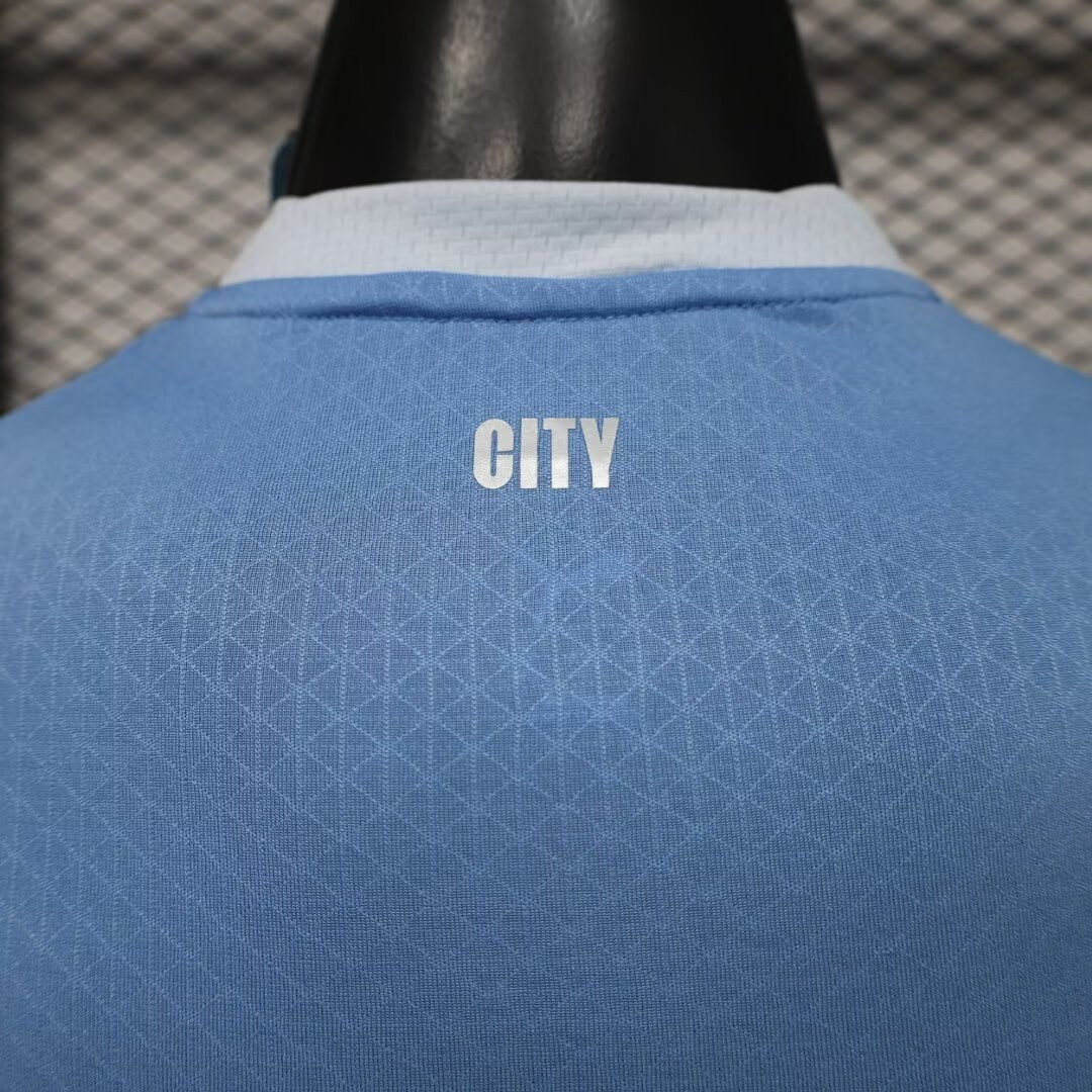 Manchester City Long Sleeve Home Player Football Jersey 2026/2027