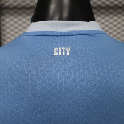 Manchester City Long Sleeve Home Player Football Jersey 2026/2027
