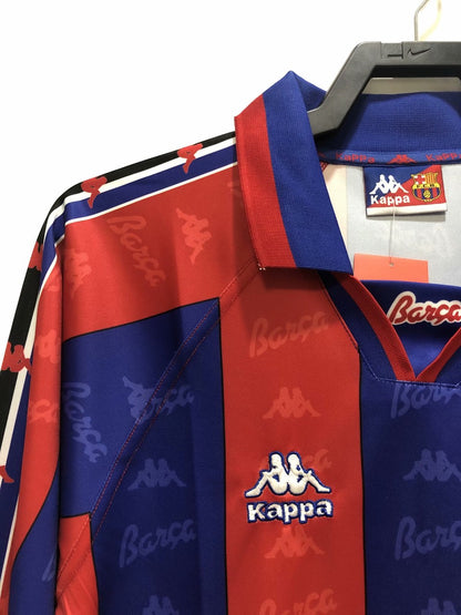 Retro Barcelona Stadium Long Sleeve Football Jersey 1996/1997