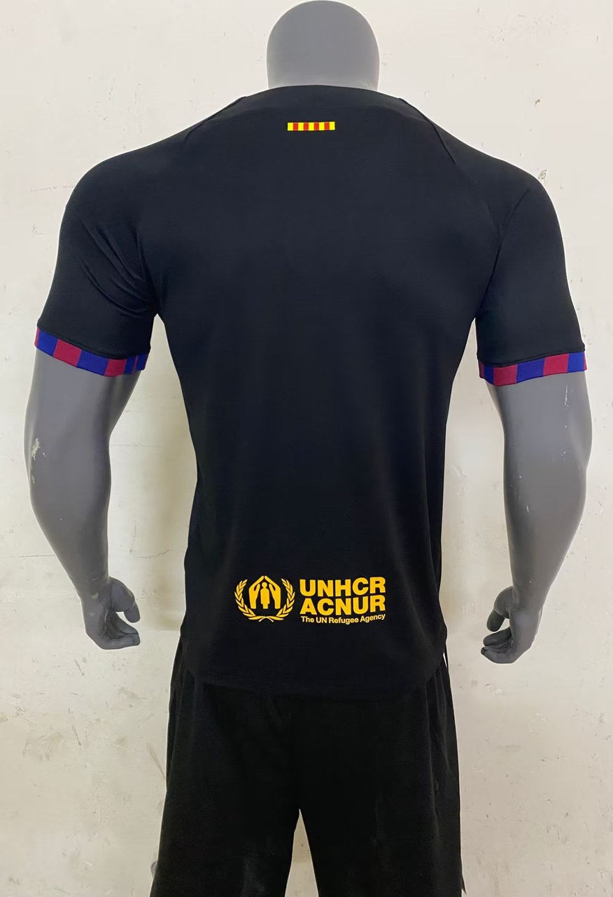 Barcelona Trianing Black Fan Football Jersey 2023/2024