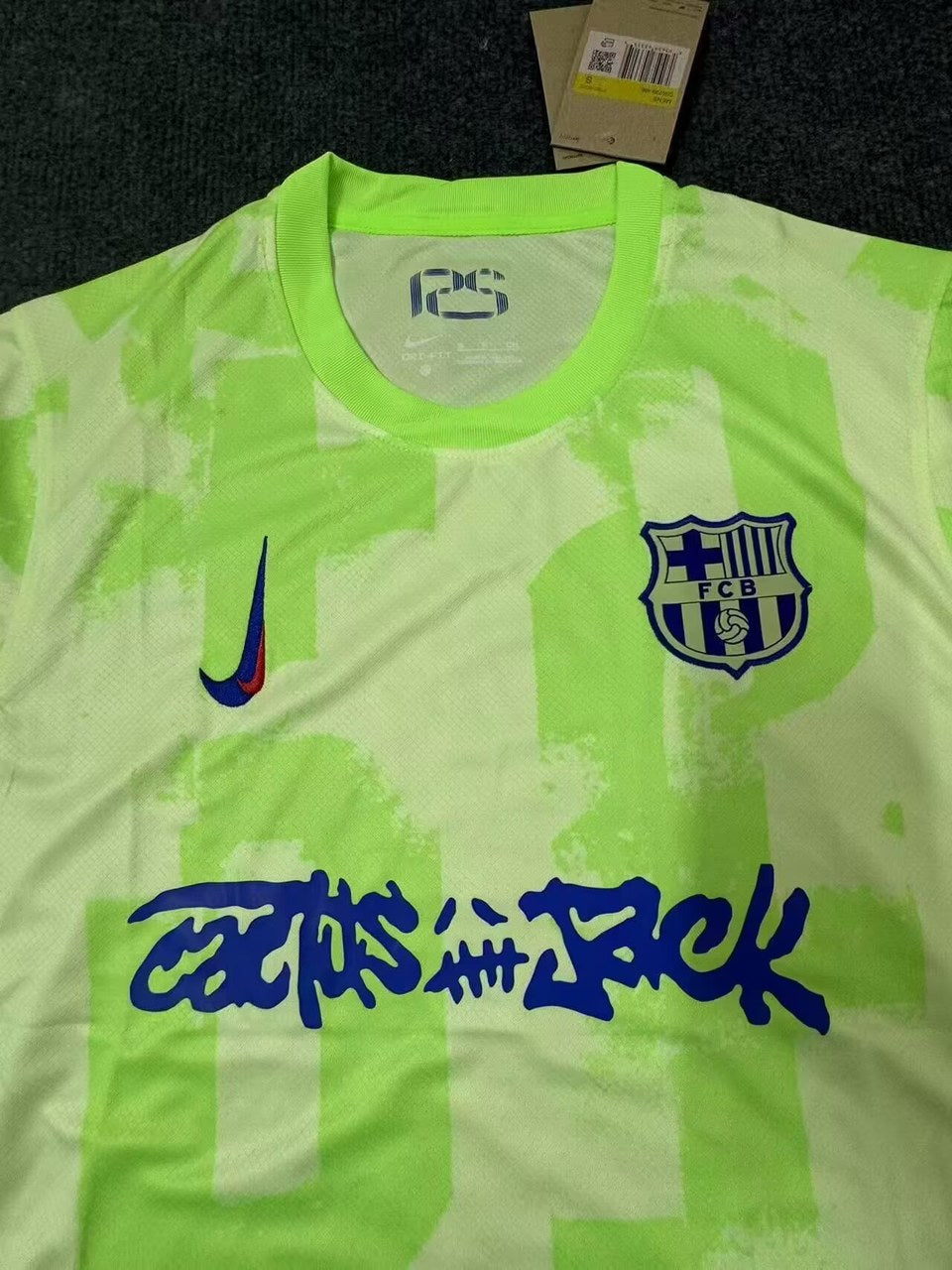 Barcelona Third Away Travis Scott Co Branded Version Special Edition Fans Football Jersey 2025/2026