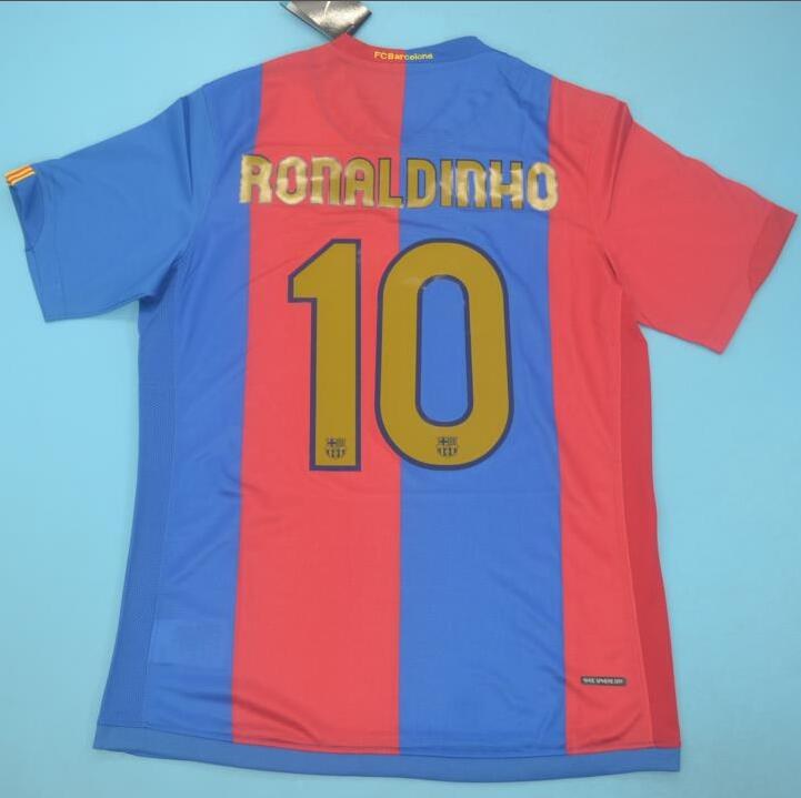 Retro Barcelona Long Home Football Jersey 2006/2007