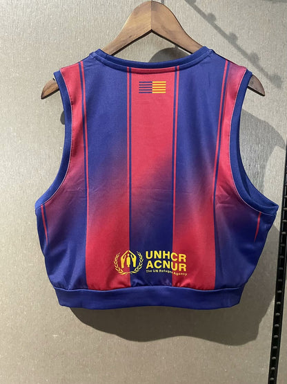 Barcelona Home Women Vest Fans Football Jersey 2025/2026