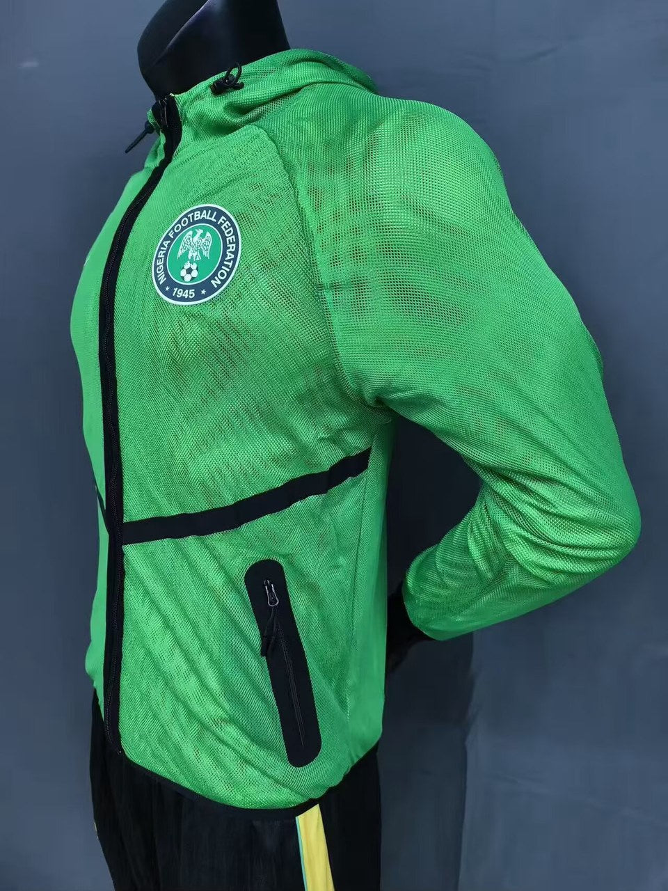 Nigeria Windbreaker Green Football Jersey 2026/2027