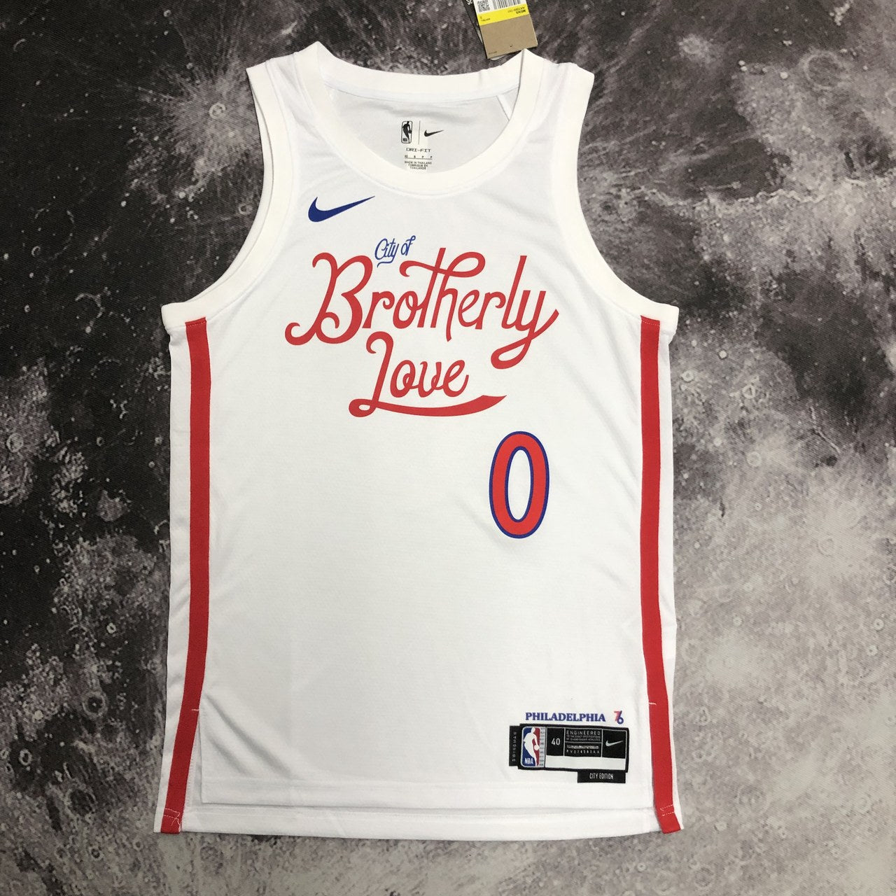 Philadelphia 76Ers City Edition White #0 MAXEY NBA Season Jerseys 2023