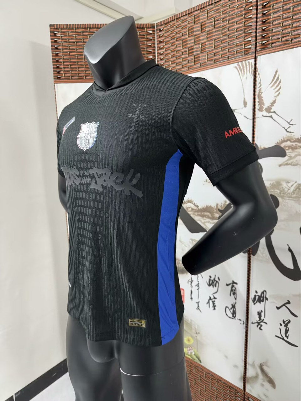 Barcelona Away Travis Scott Co Branded Version Special Edition Player Football Jersey 2025/2026