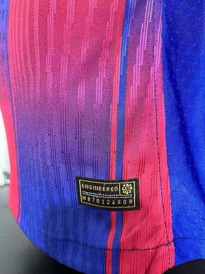 Barcelona Home Long Sleeve Player Football Jersey 2025/2026