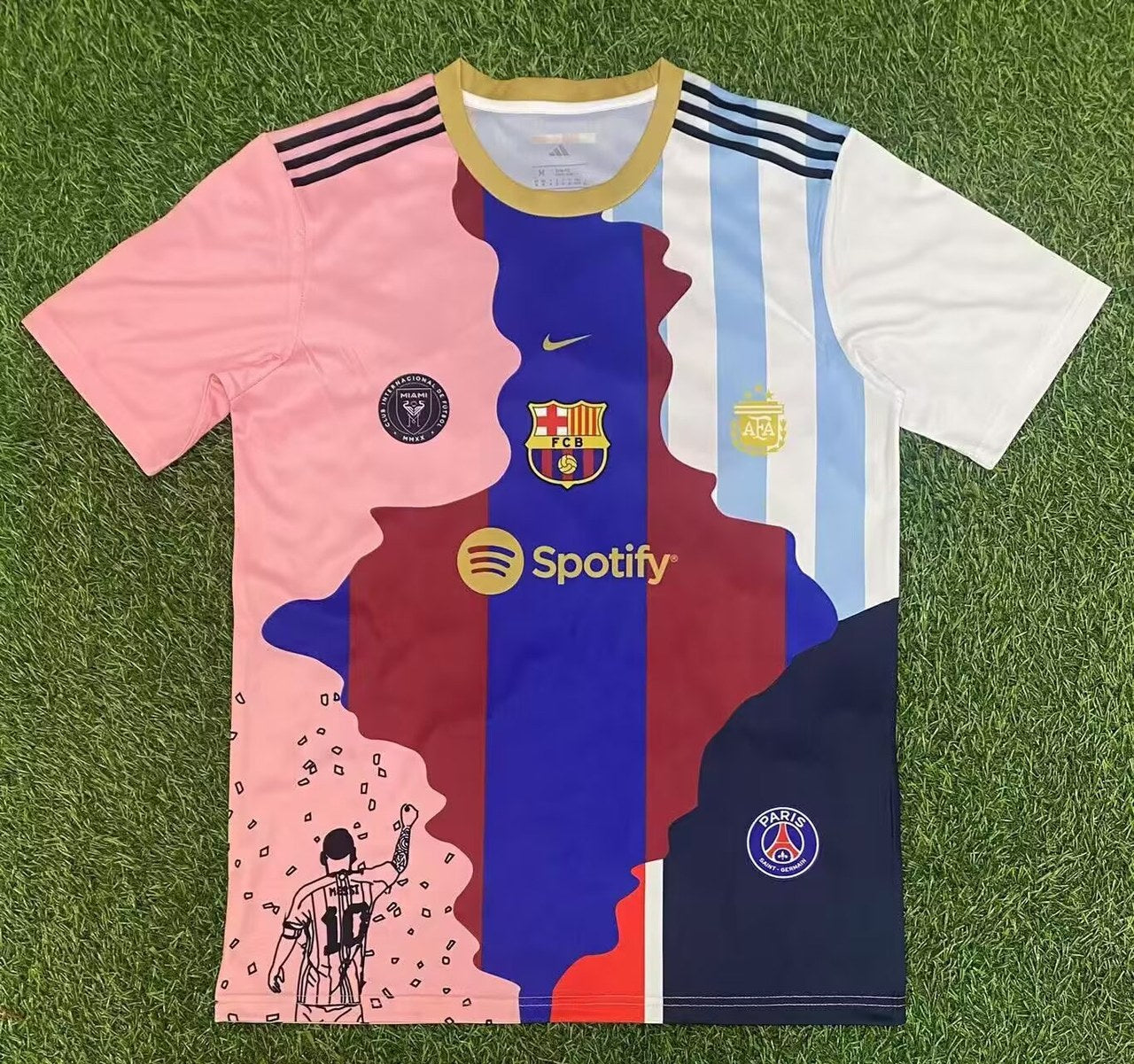 Barcelona Messi#10 Commemorative Edition Fans Football Jersey 2025/2026