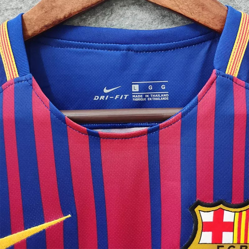 Retro Barcelona Home Football Jersey 2017 2018