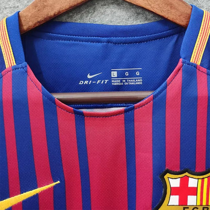 Retro Barcelona Home Football Jersey 2017 2018