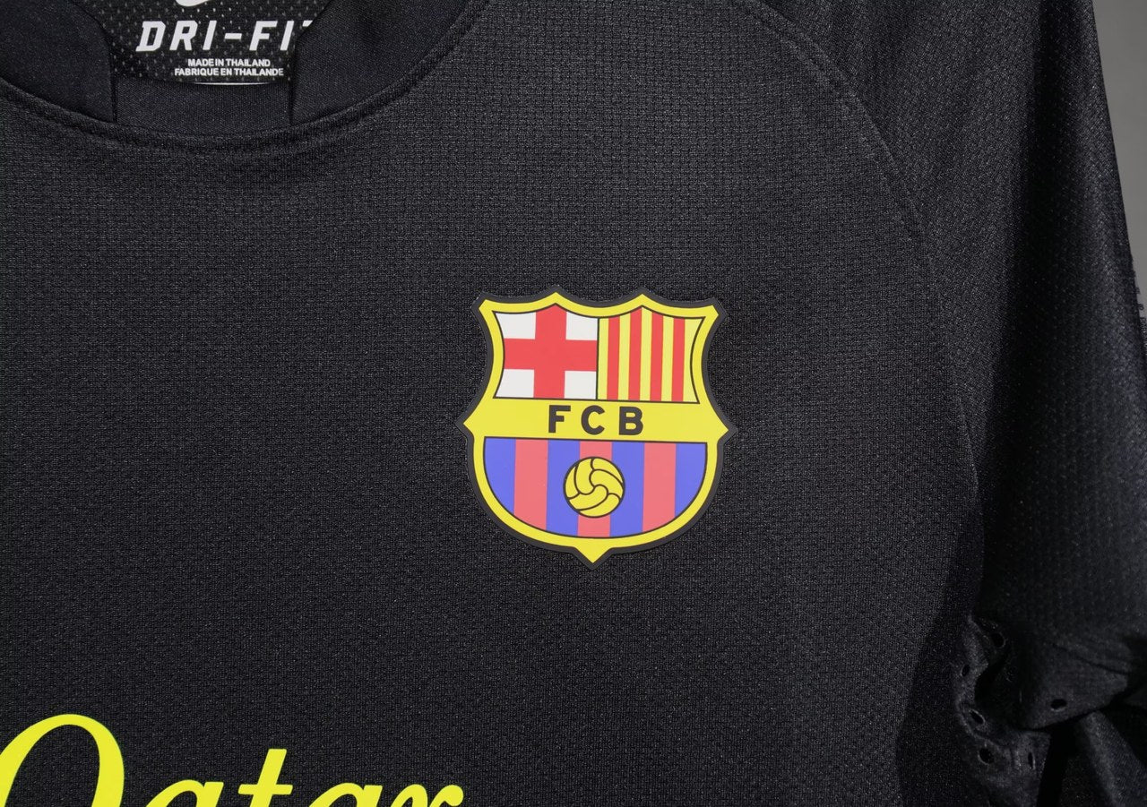 Retro Barcelona Long Away Player Football Jersey 2011/2012