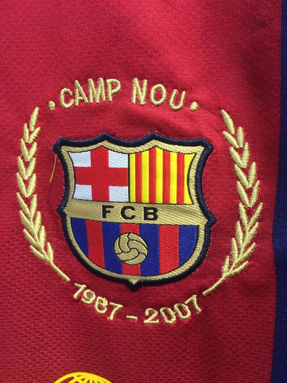 Retro Barcelona Home Fans Football Jersey 2007/2008