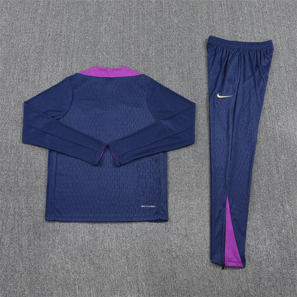 Barcelona Player Training Tracksuit Blue (Kids And Man ) 2025/2026