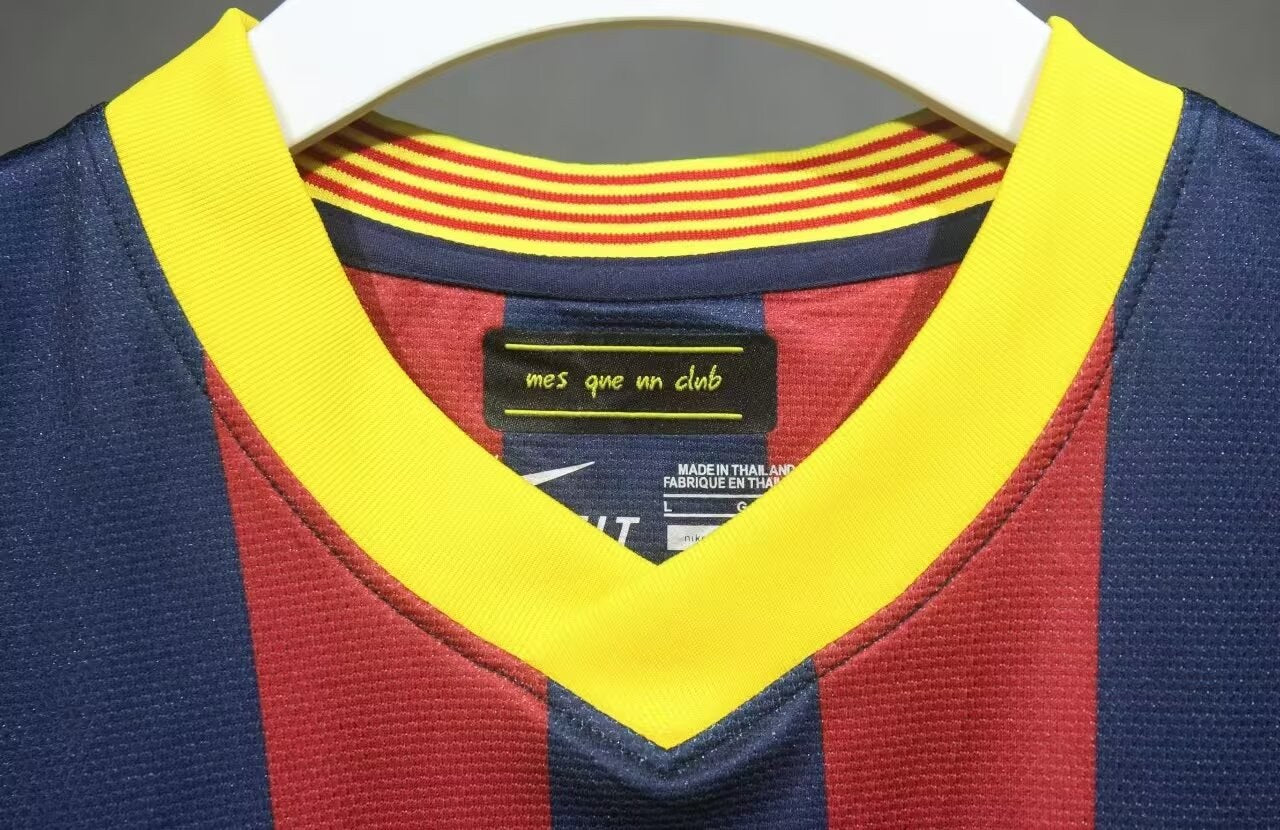 Retro Barcelona Player Home Football Jersey 2013/2014