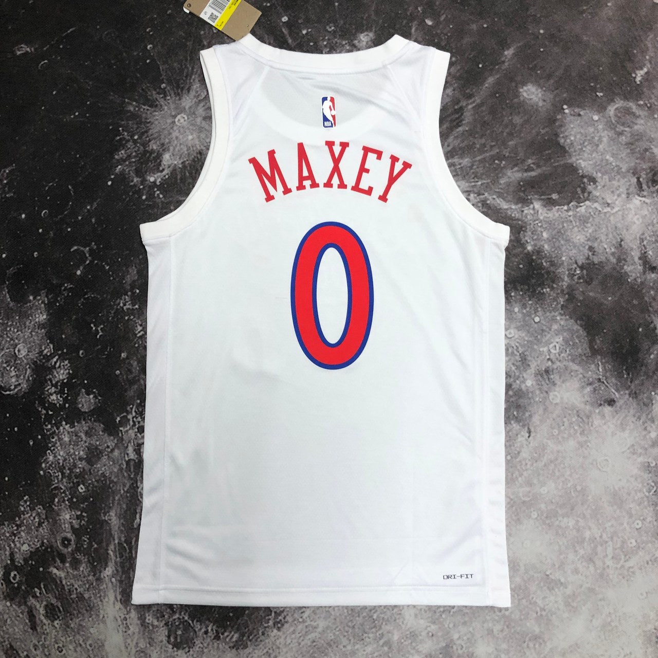 Philadelphia 76Ers City Edition White #0 MAXEY NBA Season Jerseys 2023