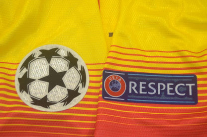 Retro Barcelona Away Yellow Football Jersey 2013/2014