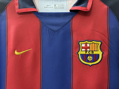 Retro Barcelona Home Football Jersey 2002/2003