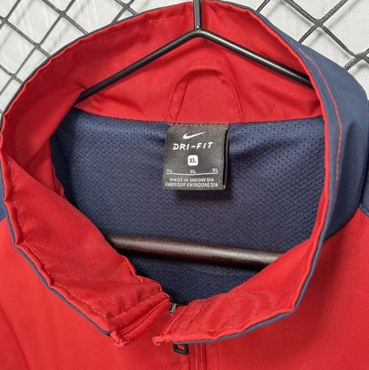 Retro Barcelona Windbreaker Waterproof Red Football Jersey 1998/2000