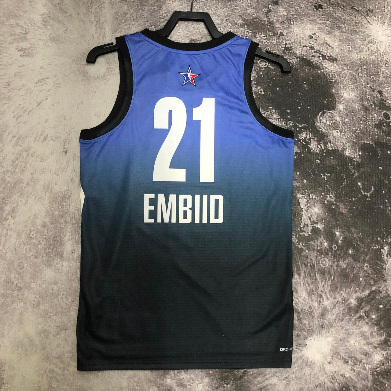 Philadelphia 76Ers Blue #21 EMBIID NBA Season Jerseys 2023 ALL-STAR