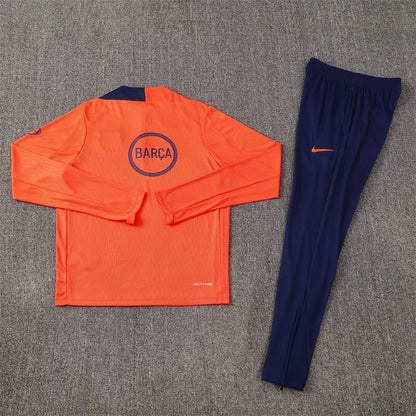 Barcelona Training Tracksuit Orange (Kids And Man ) 2025/2026