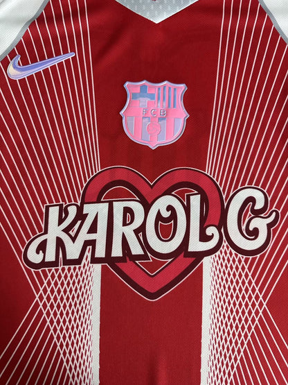 Barcelona Pink KAROLG Special Edition Fans Football Jersey 2025/2026 (广告版)