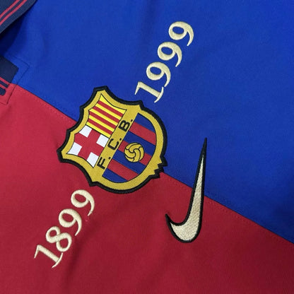 Retro Centennial Barcelona Long Edition Football Jersey 1899/1999
