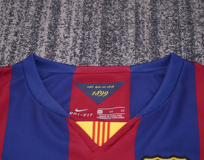 Retro Barcelona Long Home Kids Football Jersey 2014/2015