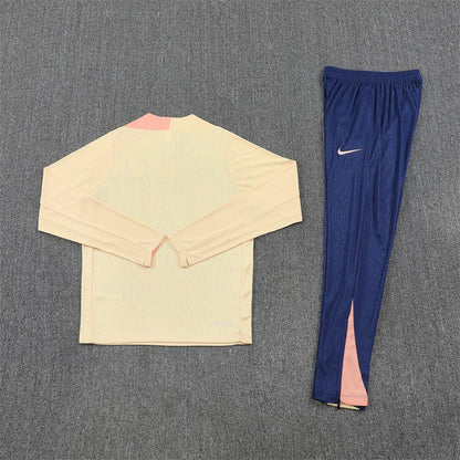 Barcelona Training Tracksuit Yollow (Kids And Man ) 2025/2026