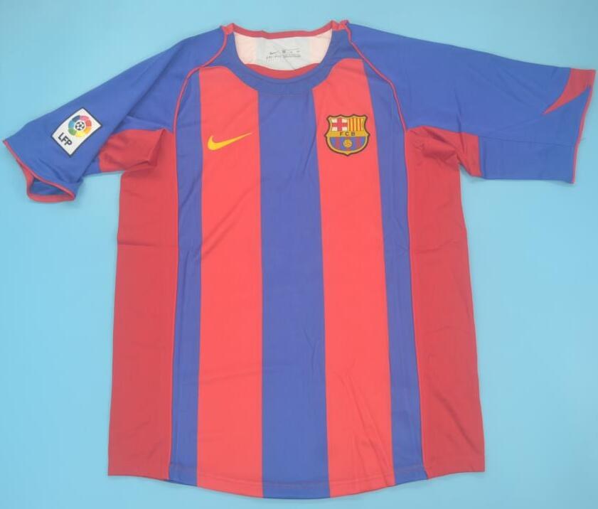 Retro Barcelona Home Football Jersey 2004/2005